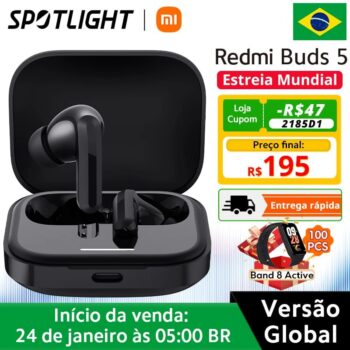 Xiaomi Redmi Buds 5 Cupom