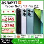 Xiaomi Redmi Note 13 Pro 5G - Estoque no Brasil