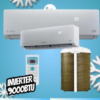 Ar-condicionado Britânia Inverter 9000btu Frio Branco Bac9000itfm9w - 220v