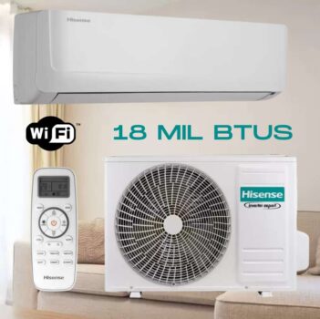 Ar Condicionado Hisense Hi Wall 18.000 Btus Frio Inverter Monofásico - 220V