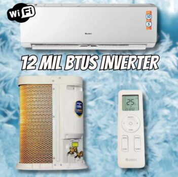 Ar Condicionado Split Hw G-top Connection Inverter Gree 12000 Btus Frio 220V Monofásico - GWC12AGC-D3DNA4GW/I