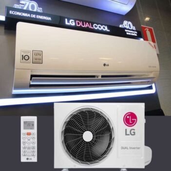 Ar Condicionado Split Hw Inverter LG Dual Compact 9000 Btu Frio 220v