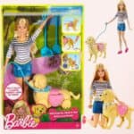 Barbie Passeio Com Cachorrinho Mattel Loira