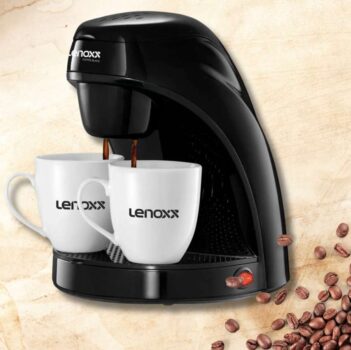 Cafeteira Elétrica Lenoxx Coffee PCA033 2 Cafés - Preta