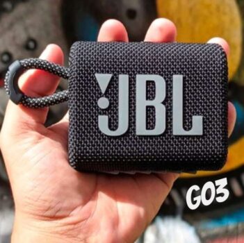 Caixa De Som Portátil Bluetooth Jbl Go 3 4,2w À Prova D'água Cor Preto 110V/220V