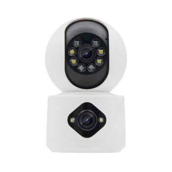 Câmera de Segurança Interna Coibeu, Wifi, Lente Dupla, 4mp
