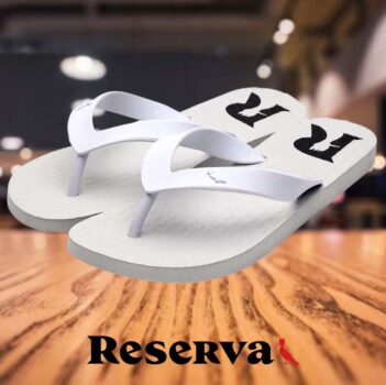 Chinelo Reserva Logo Branco