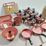 Conjunto Panelas 13 Peças Teflon Antiaderente