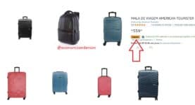 Economize 30% em Malas Samsonite e American Tourister