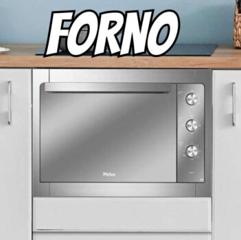 Forno Elétrico de Embutir Philco PFE47E Esmaltado Dupla Resistência 47L 220V