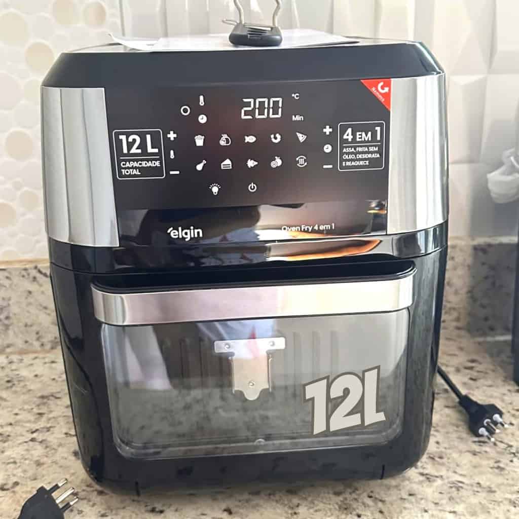 Fritadeira Forno Oven Fry 4 em 1 Elgin 12 Litros 220V - Assa, Frita sem óleo, Desidrata e Reaquece - Airfryer