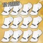 Kit 12 Pares Meias Puma Sapatilha Invisível Algodão Feminino Adulto