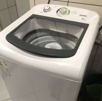 Lavadora de Roupas Consul 9kg CWB09BB com Dosagem Econômica e Ciclo Edredom – Branca