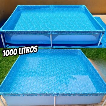 Mor - Piscina 1000 L Retangular Multicor