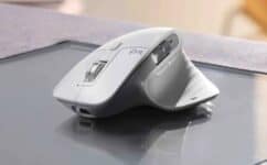 Mouse sem fio Logitech MX Master 3S com Sensor Darkfield para Uso em Qualquer Superfície, Design Ergonômico, Clique Silencioso, Conexão USB ou Bluetooth