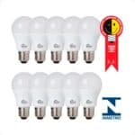 Promotop: As melhores Promoções,cupons e descontos! Kit 10 Lâmpada Led 9w Bulbo Branco Frio 6500k Marca Kian Luz Branco-frio