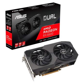 Placa de Vídeo RX 6600 V2 ASUS Dual AMD Radeon, 8GB GDDR6 - 90YV0GP2-M0NA00