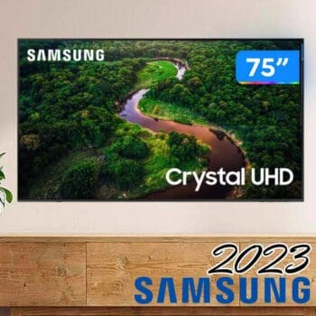 Samsung Smart TV Crystal 75" 4K UHD CU8000 - Alexa built in, Samsung Gaming Hub, Painel Dynamic Crystal Color