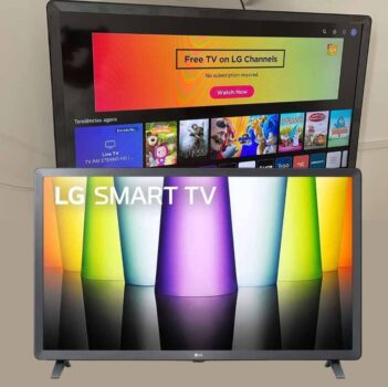 Smart TV 32” HD LED LG 32LQ620 AI Processor - Wi-Fi Bluetooth Alexa Google Assistente 1 USB