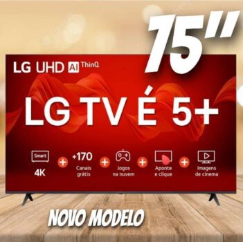 Smart Tv 75'' 4k 75ur8750 Uhd Thinq Ai Hdr 10 LG Bilvot