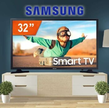 Smart Tv Led 32 Hd Samsung Ls32betblggxzd 2 Hdmi 1 Usb Preto