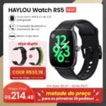 Smartwatch HAYLOU Watch RS5 Cupom