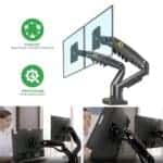 Suporte North Bayou Nb F160 De Mesa Para Tv/monitor De 17 Até 27 Preto