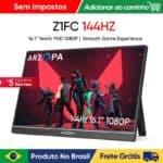 ARZOPA 16.1 ''144hz 1080P 100% sRGB FHD Monitor Portátil