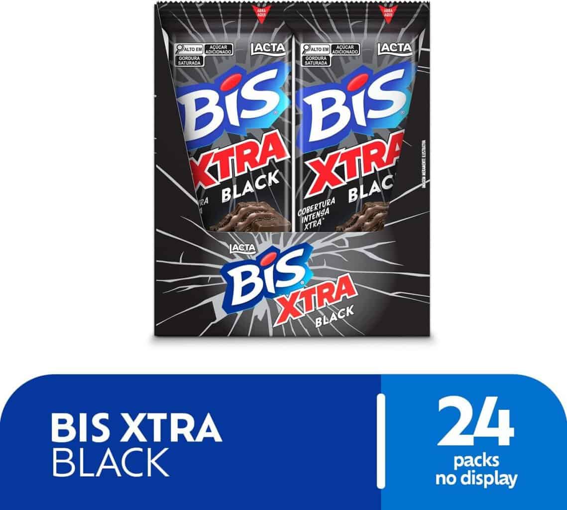 Bis Xtra Black - Caixa Com 24 Unidades De 45g