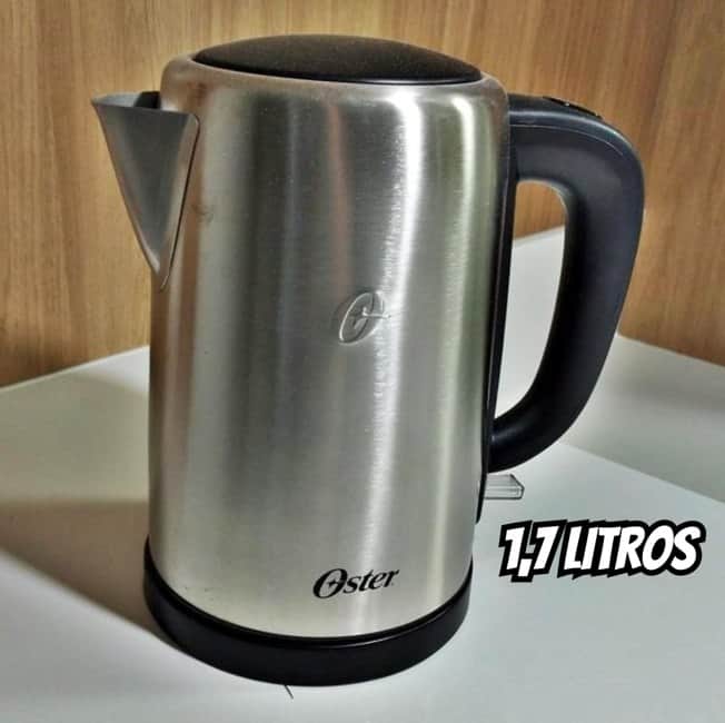 Chaleira Elétrica Oster Inox,1,7L, 110V, Inox, 1200W, OCEL550