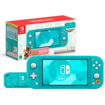 Console Nintendo Switch Lite + Jogo Animal Crossing: New Horizons, Edição Limitada