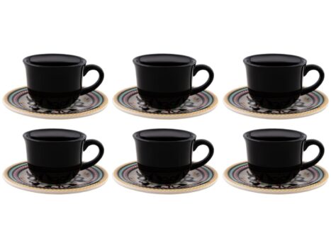 Jogo de Xícaras de Café 65ml Oxford Floreal 6 Peças
