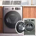 Lava e Seca Brastemp 10Kg BNO10AS Inverter Quente - Titanium