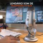 Microfone Condensador USB Logitech for Creators Blue Yeti