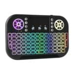 Mini teclado de controle remoto, TV Box, Smart TV, PC