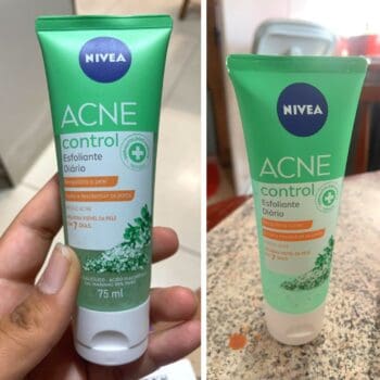 NIVEA Esfoliante Facial Acne Control 75ml - Controla a oleosidade, ajuda a desobstruir os poros, remove células mortas, reduz a vermelhidão da acne, não resseca e nem agride a pele