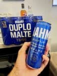 Pack de Brahma Duplo Malte Trigo Sleek 350ML ,12 Unidades