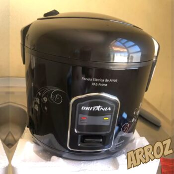 Panela De Arroz Britânia Pa5 Prime Preta Cor Preto