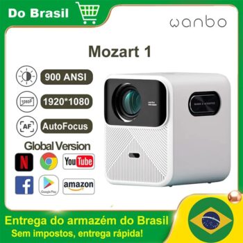 Projetor Wanbo Mozart 1 - Estoque no Brasil