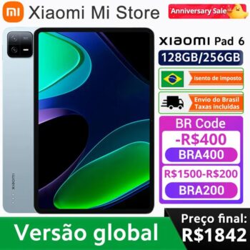 Tablet Xiaomi Pad 6 - Estoque no Brasil