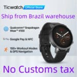 Ticwatch E3 Smartwatch - Estoque no Brasil