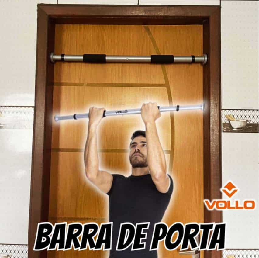 Barra de Porta Com Pegadas Anatomicas Revestidas em EVA Vollo Sports