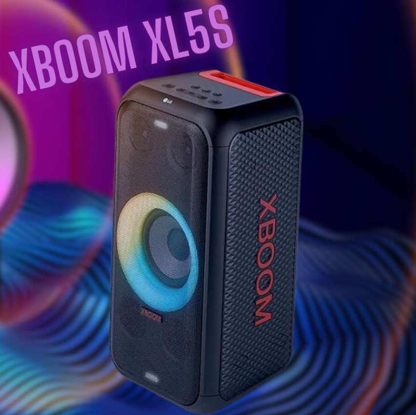 CAIXA DE SOM PARTYBOX LG XBOOM XL5S – 200W RMS, BLUETOOTH 5.1, 12H DE BATERIA, IPX4, SOUND BOOST, ALÇA PARA TRANSPORTE