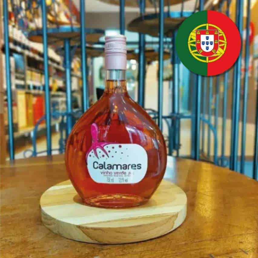 Calamares Vinho Verde Português Rosé 750Ml