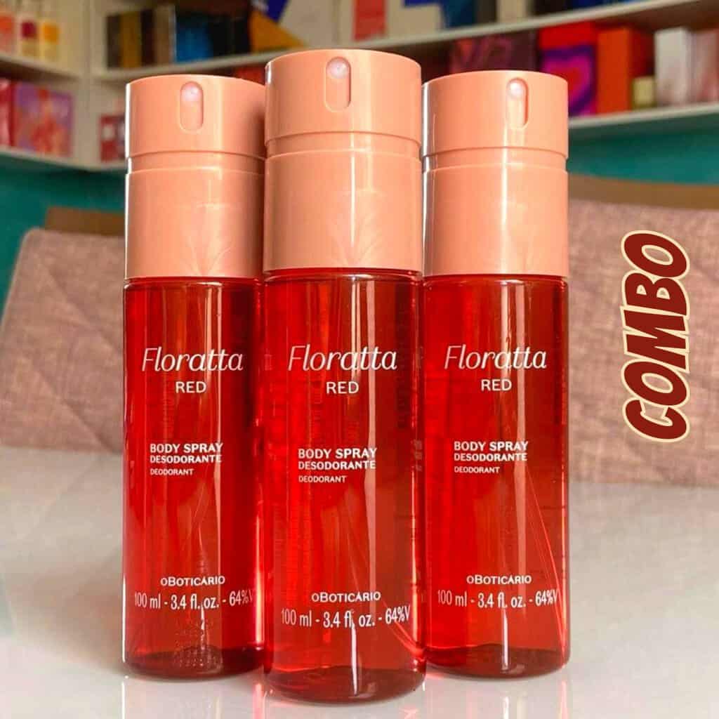 Combo o Boticário Body Spray Floratta (3 unidades)