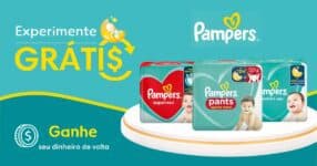 Compre produtos Pampers, cadastre a nota fiscal e ganhe até R$ 80 de volta no SITE!!