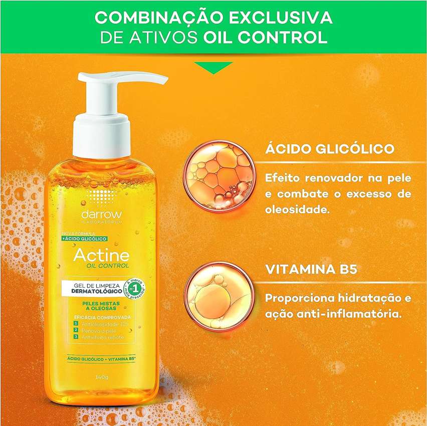 DARROW ACTINE OIL CONTROL GEL DE LIMPEZA 240G