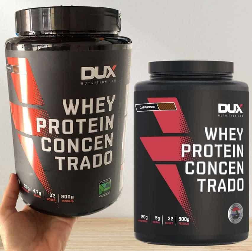 DUX Whey Protein Concentrado 900G Doce De Leite