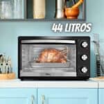 Forno Elétrico Philco Pfe44p Dupla Resistência 44l Cor Preto 110V