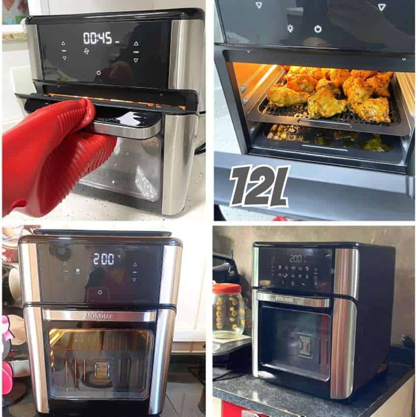 Fritadeira Elétrica Afo-12l-bi Forno Oven 12l Cor Preto/inox Mondial 110v